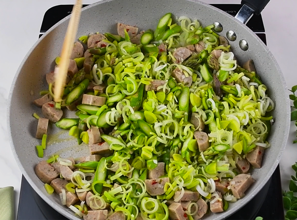 Creamy Pasta w/ Chicken Sausage - Step 3